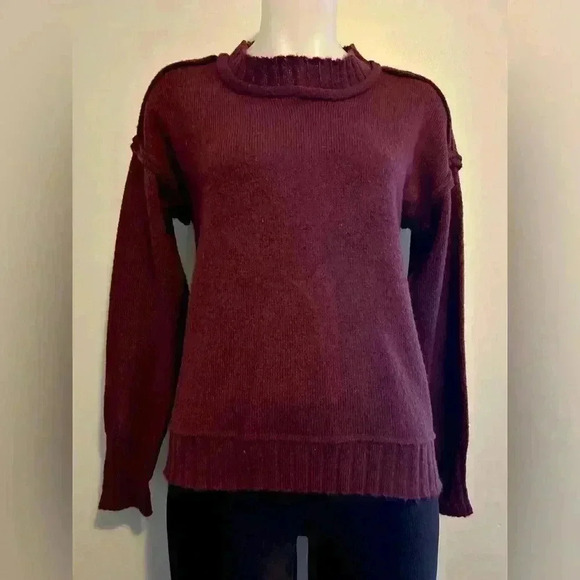 dip Sweaters - Dip sz S burgundy long sleeve sweater, mannequin has 34” bust